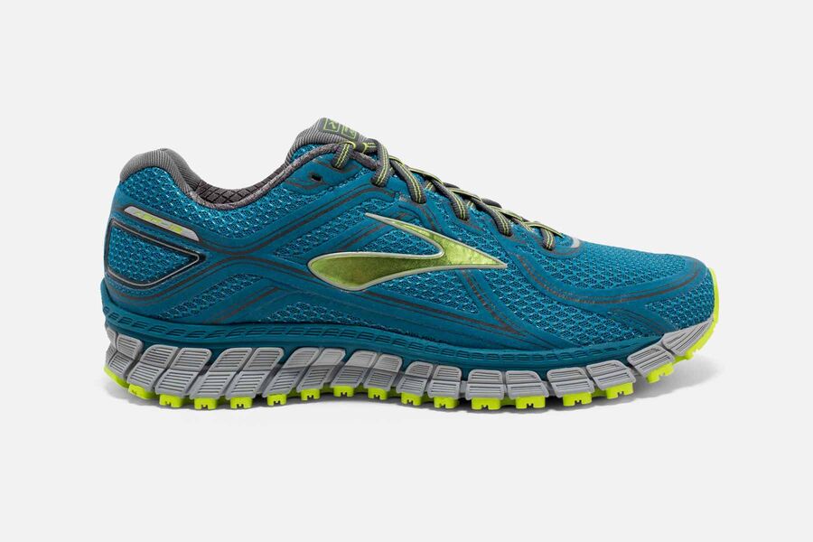 Brooks Adrenaline ASR 13 Mens UK - Trail Running Shoes - Blue 681-MGSEFJ